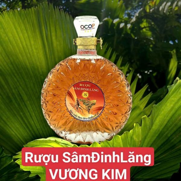 Rượu sâm đinh lăng Vương Kim