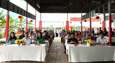 Bộ Chỉ huy Quân sự tỉnh tổ chức “Phiên chợ 0 đồng” tại xã Vĩnh Trường